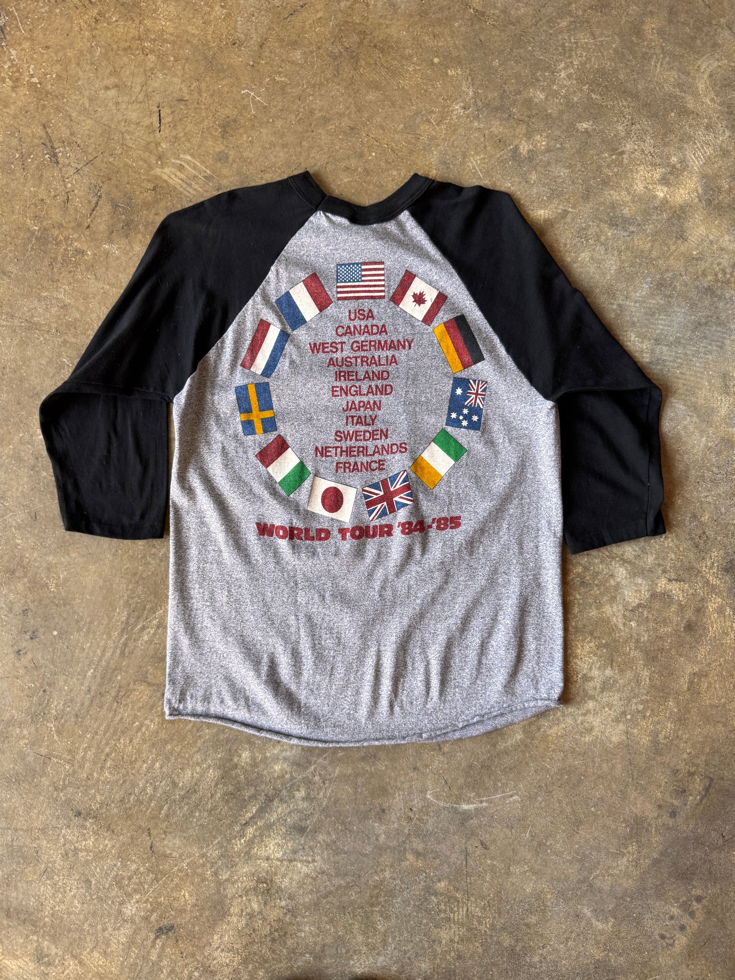 Bruce Springsteen 84-85 Tour Raglan