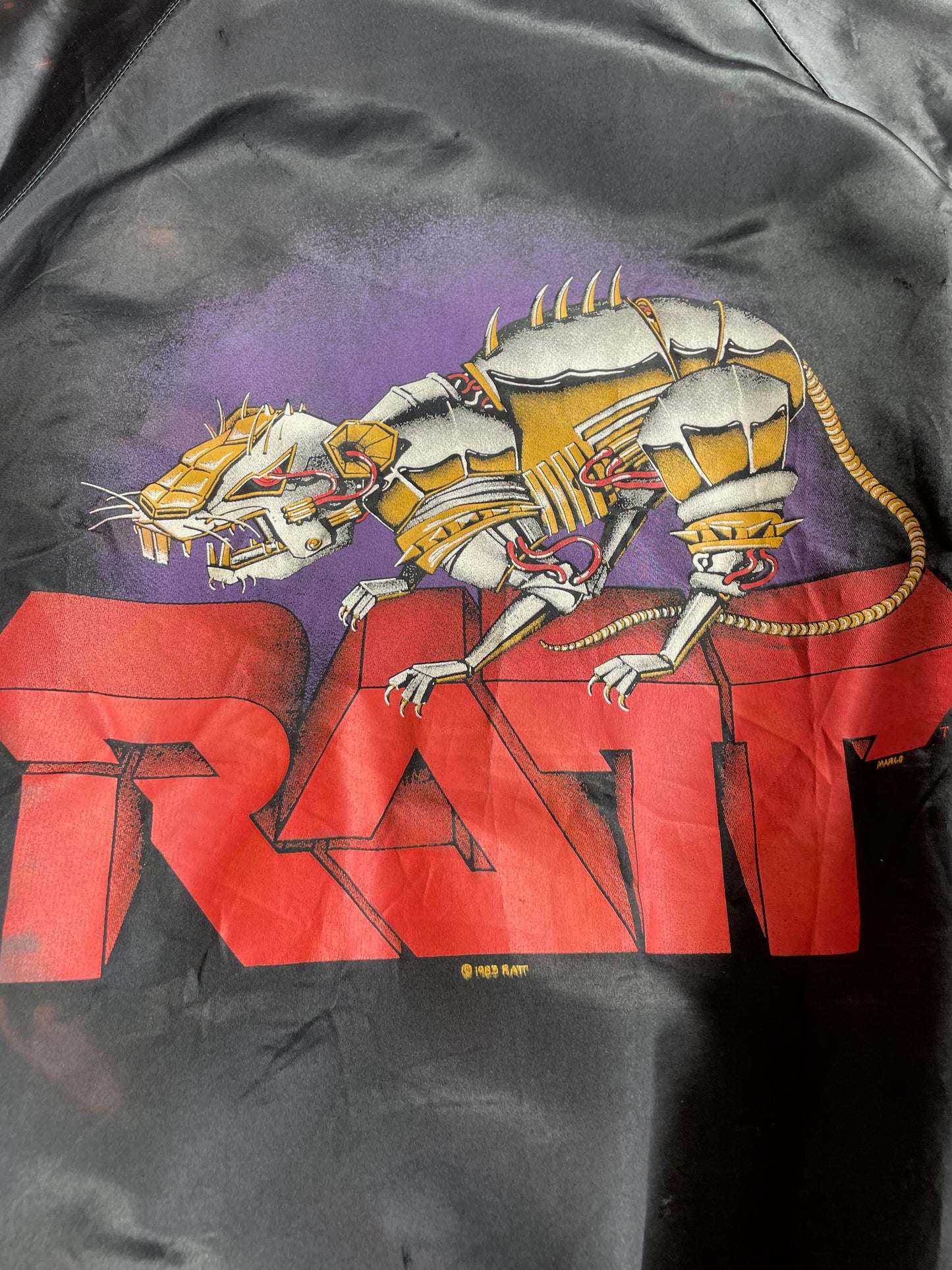 '80 Ratt Satin Bomber
