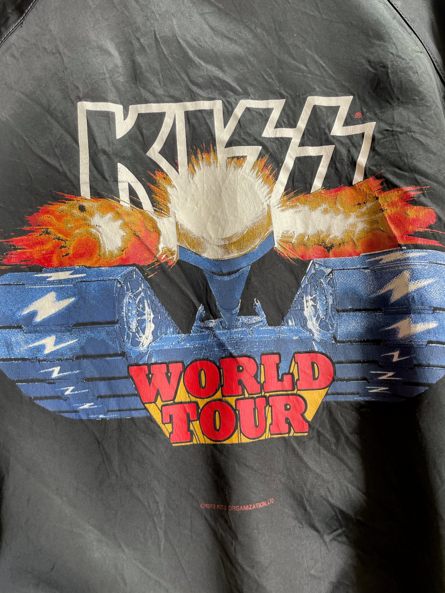 '83 KISS World Domination Satin Bomber