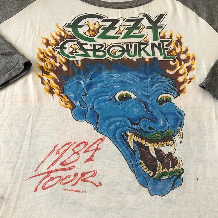 Vintage Ozzy Osbourne 1984 “Ozzy Rules” Tour T-shirt