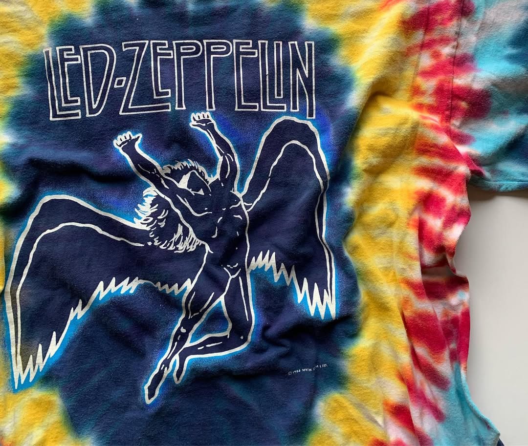 Original 1984’ Led Zeppelin Tie Dye T-shirt