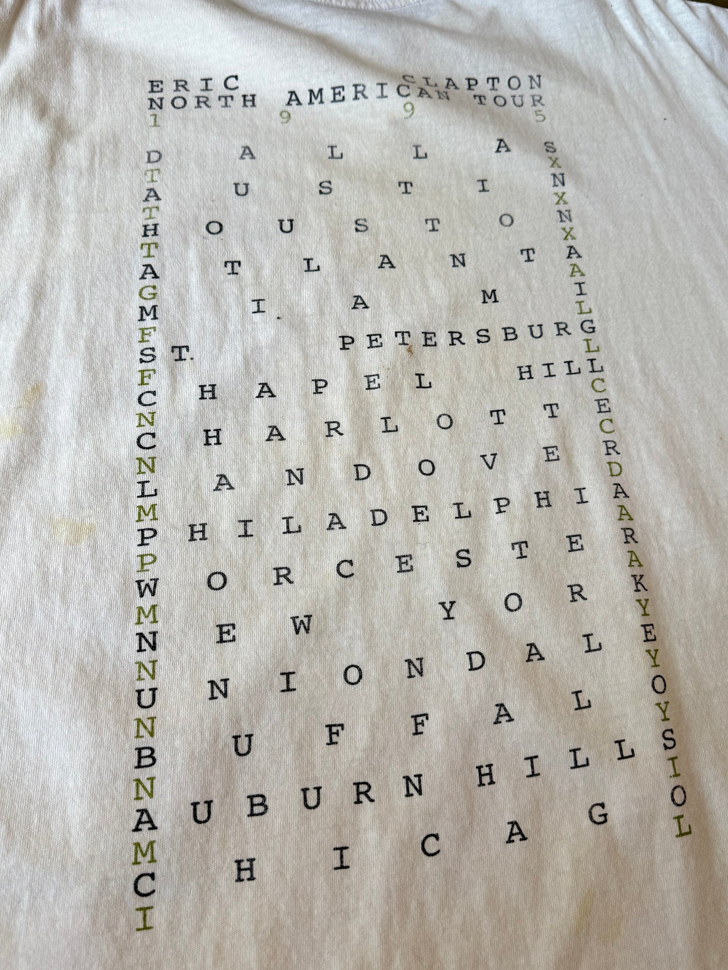 1995 Eric Clapton T Shirt
