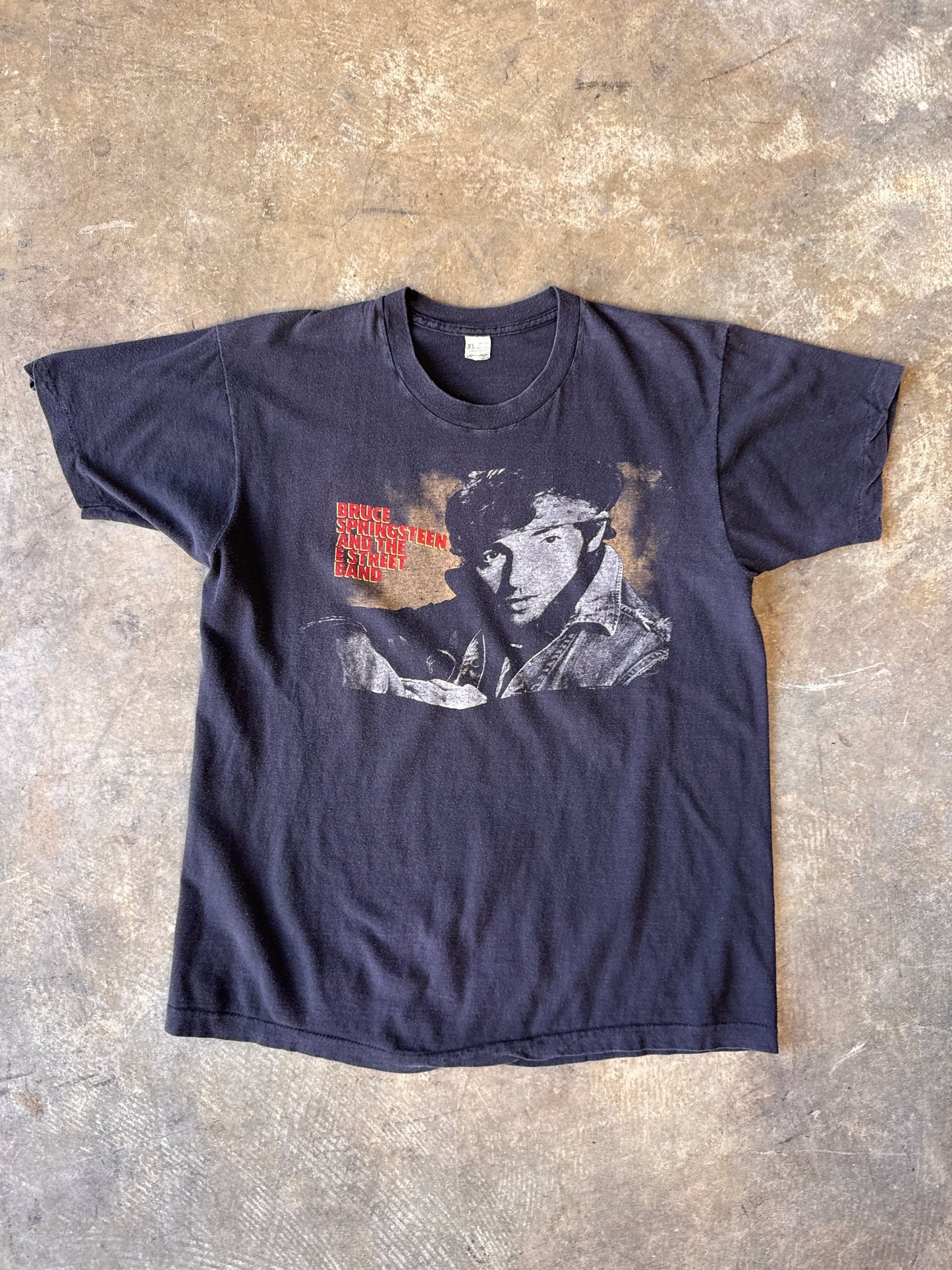 Bruce Springsteen 84-85 Tour Black T-Shirt