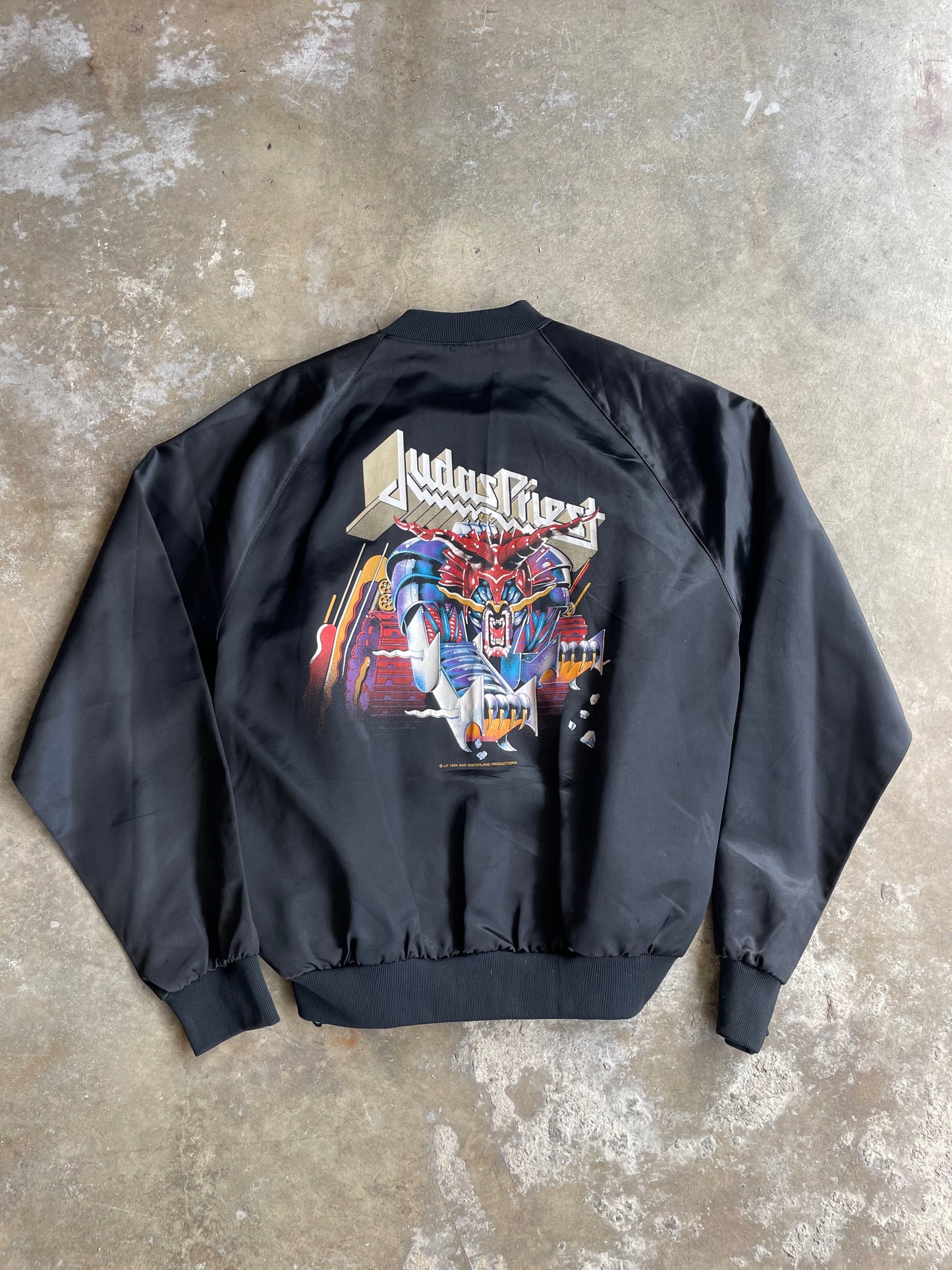'84 Judas Priest Defenders Of Faith Satin Bomber