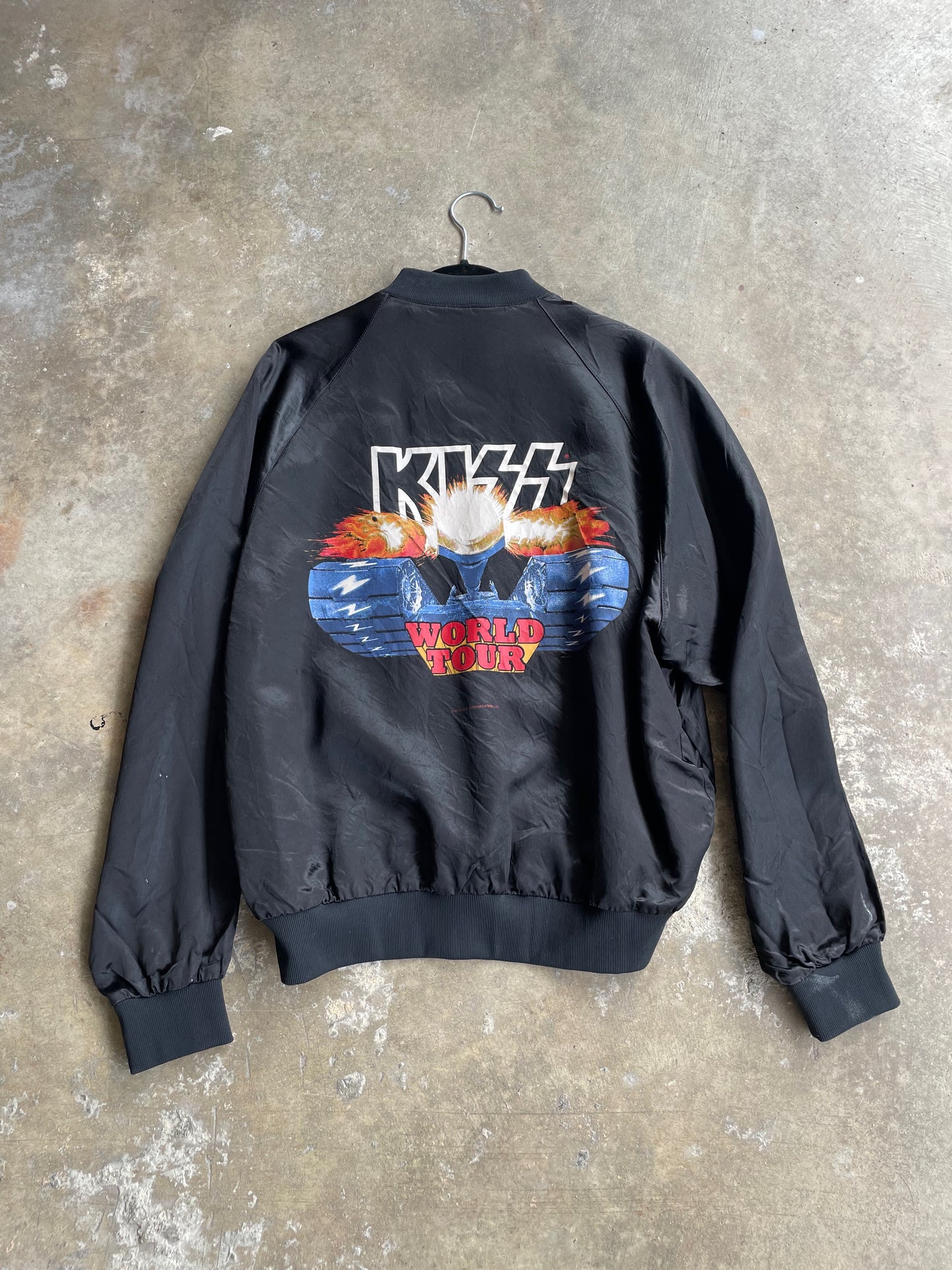 '83 KISS World Domination Satin Bomber