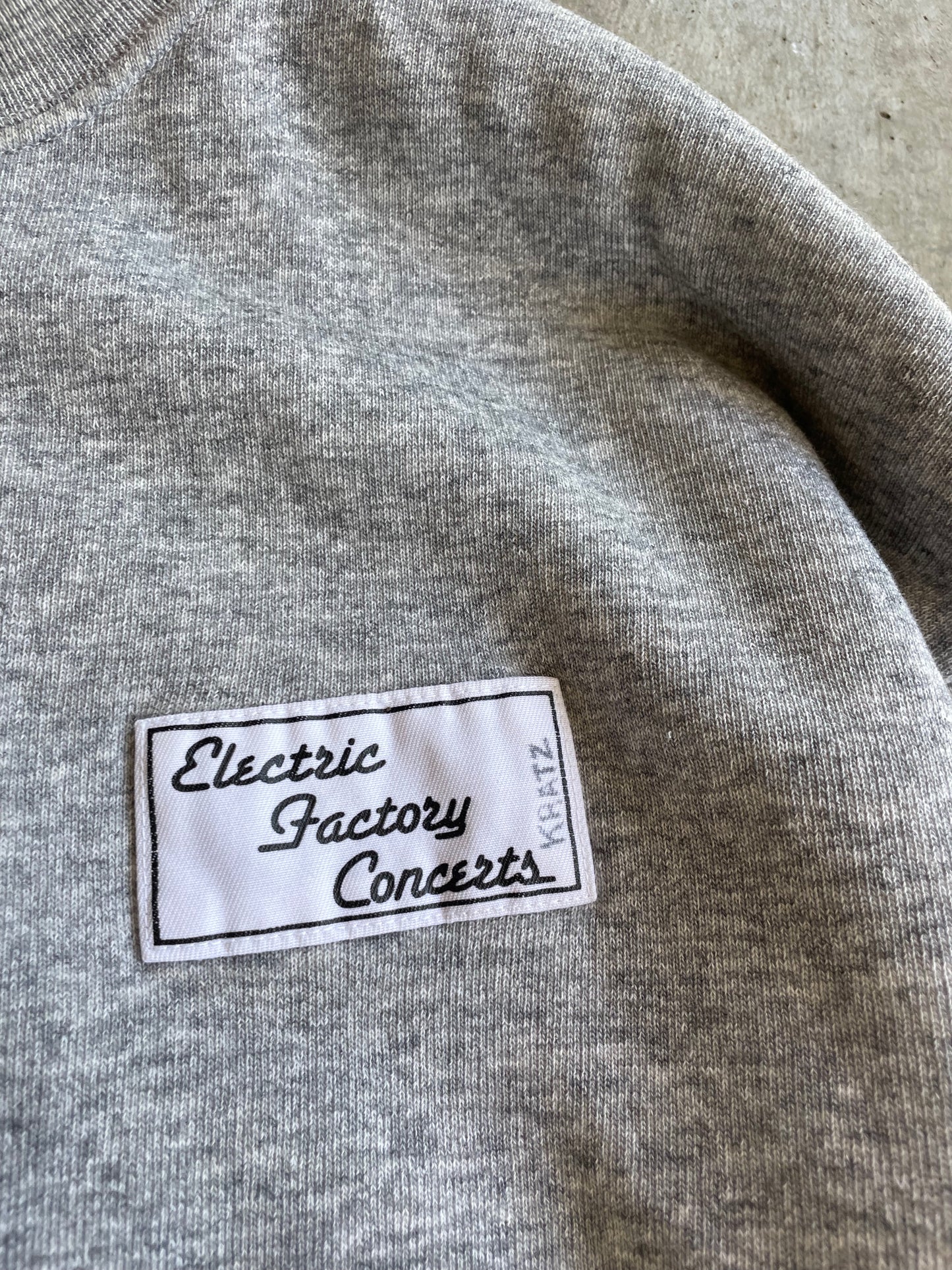 Electric Factory Concerts Patchwork Crew Sweat by Jackie Harris