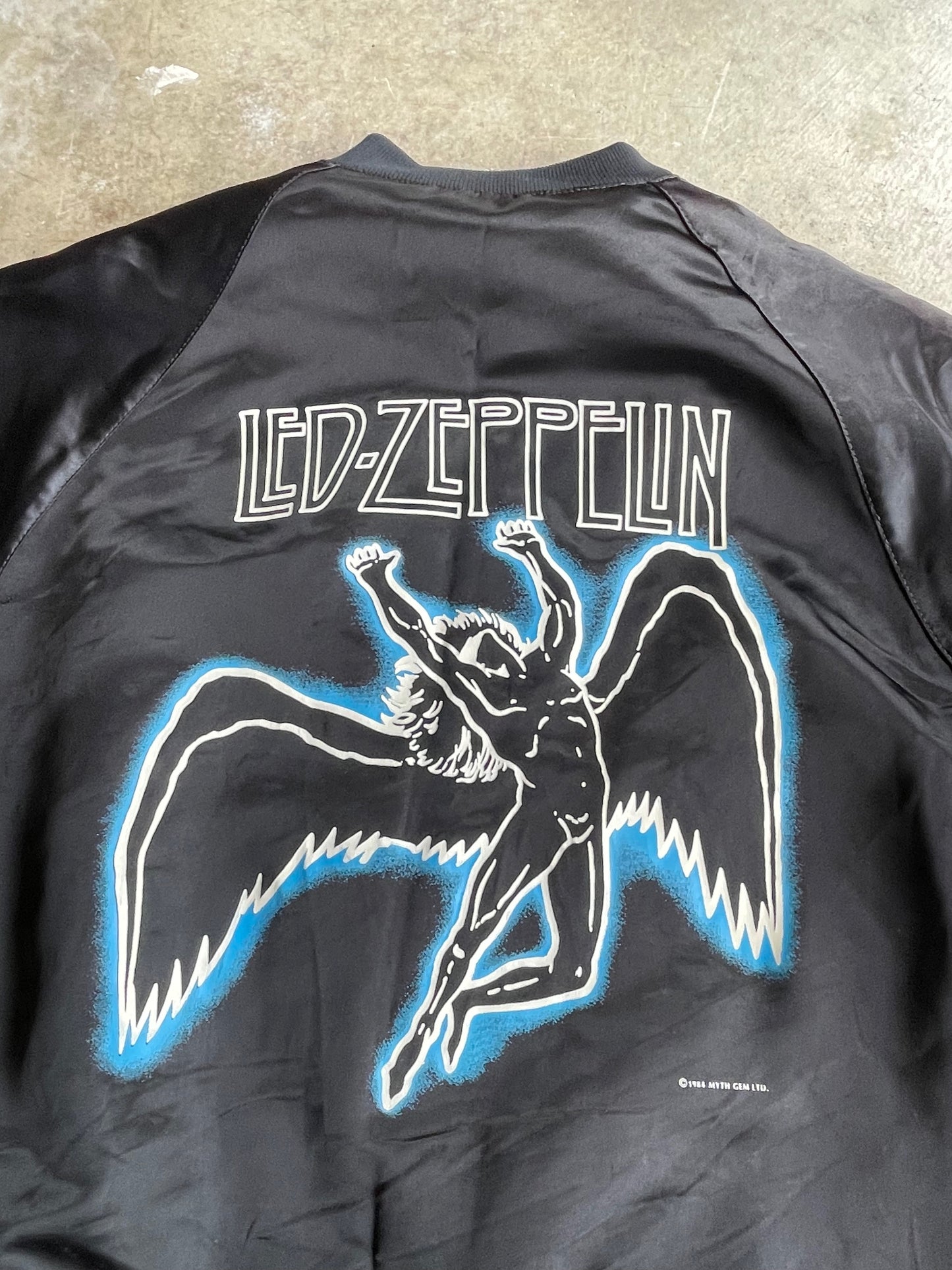 Led Zeppelin Swan Song Satin Bomber