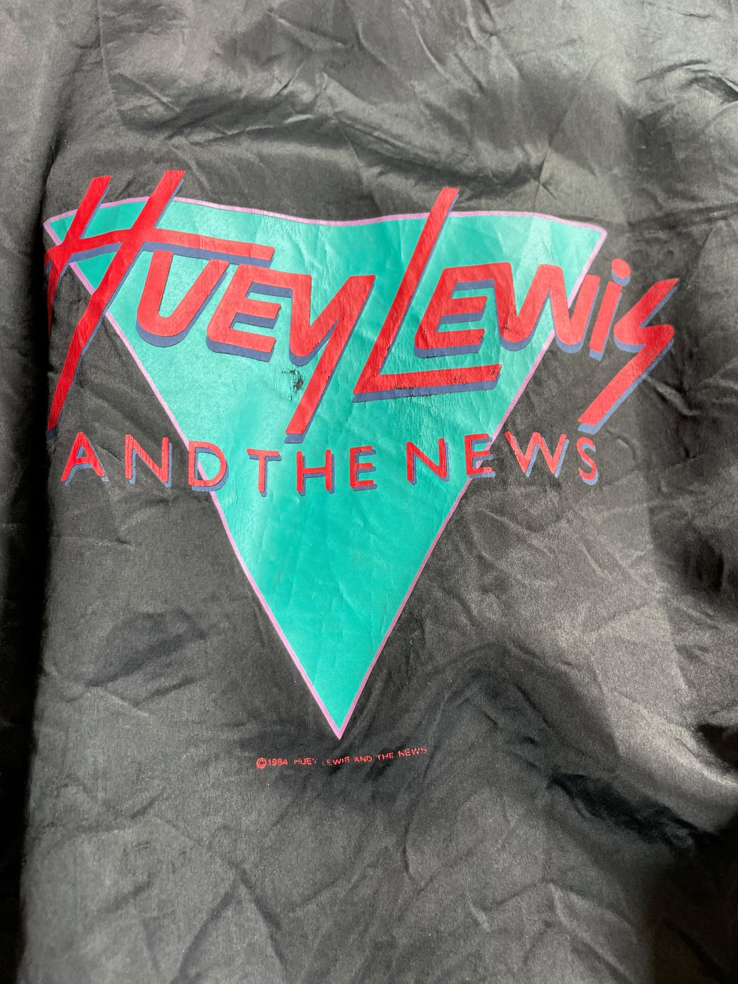 Huey Lewis Satin Bomber