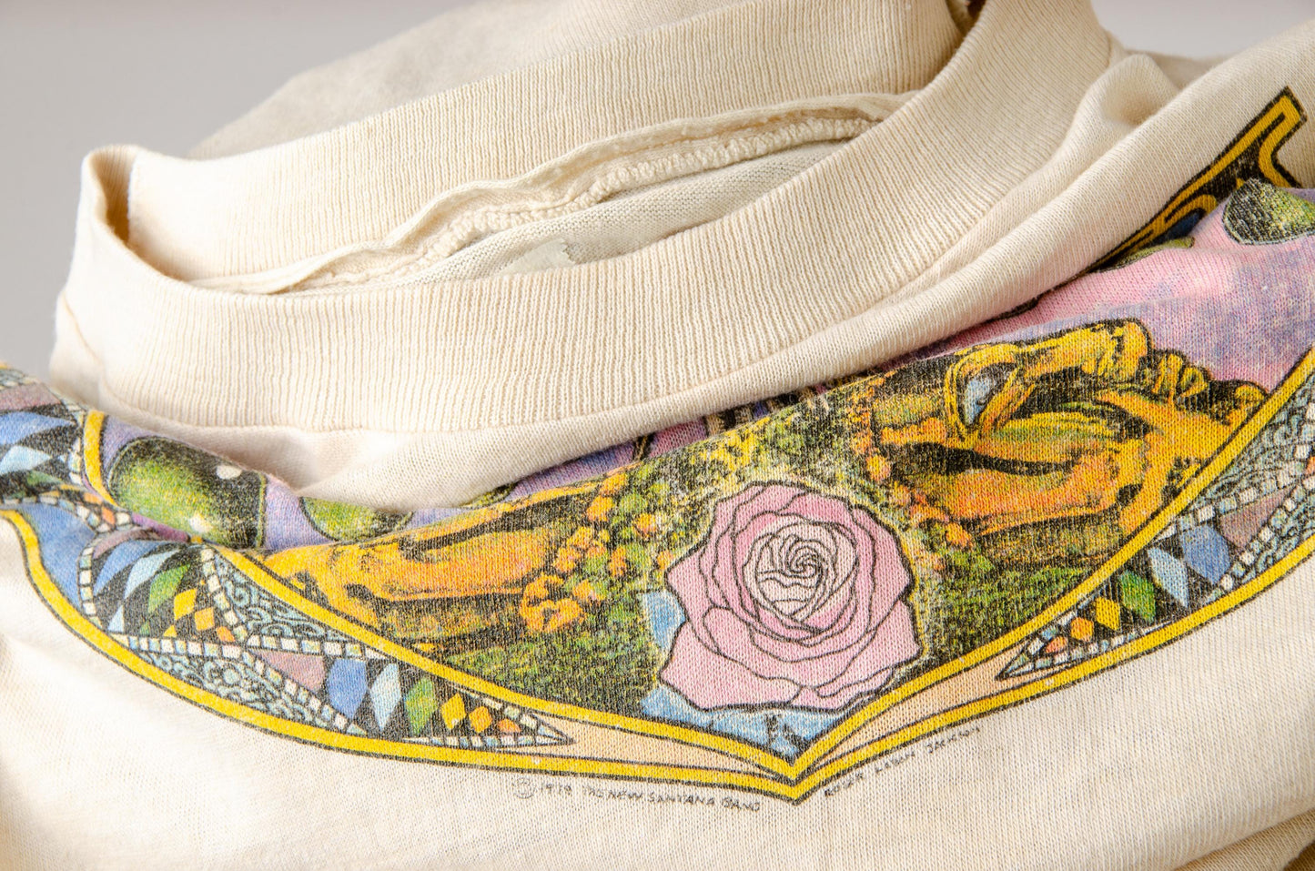 1979 Santana Inner Secrets Front and Back Rock Tour T Shirt by Roslyn Trading