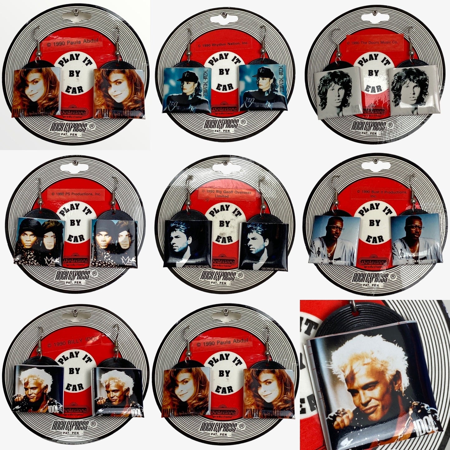 Rock Express Album Earrings